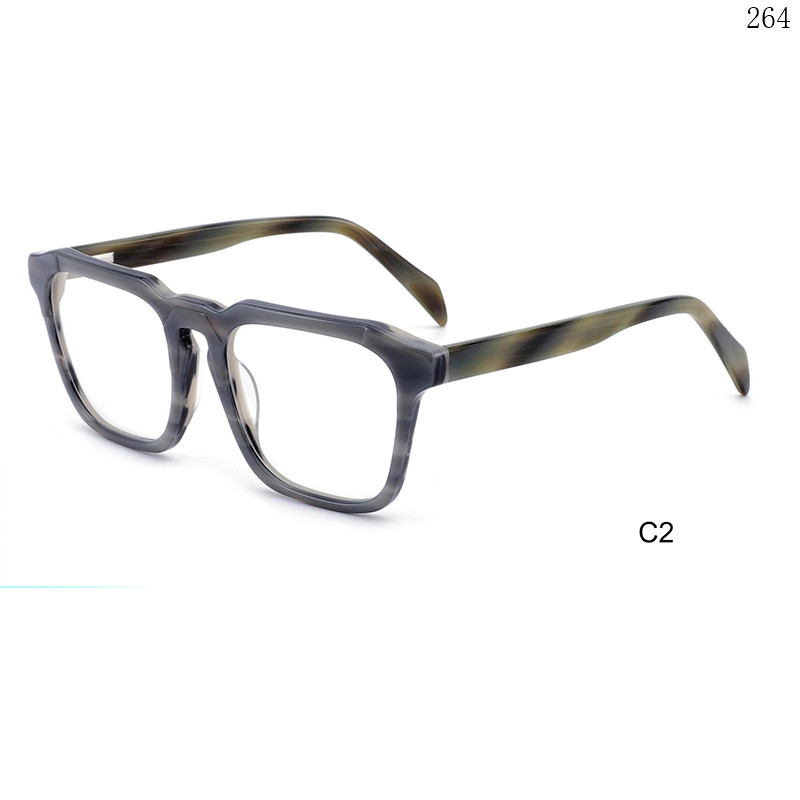 Dachuan Optical H2805 China Supplier Classic Retro Acetate Optical Glasses Armações Ópticas with Spring Hinges (7)